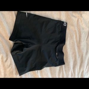 Nike pro black shorts